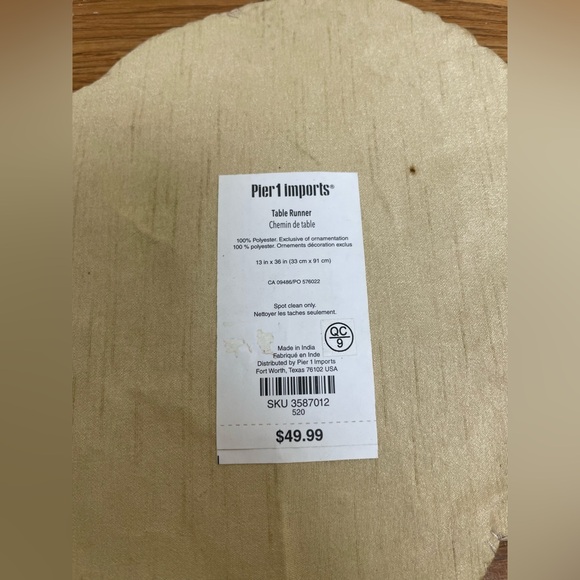 Pier 1 beaded pumpkin table runner - Picture 14 of 14